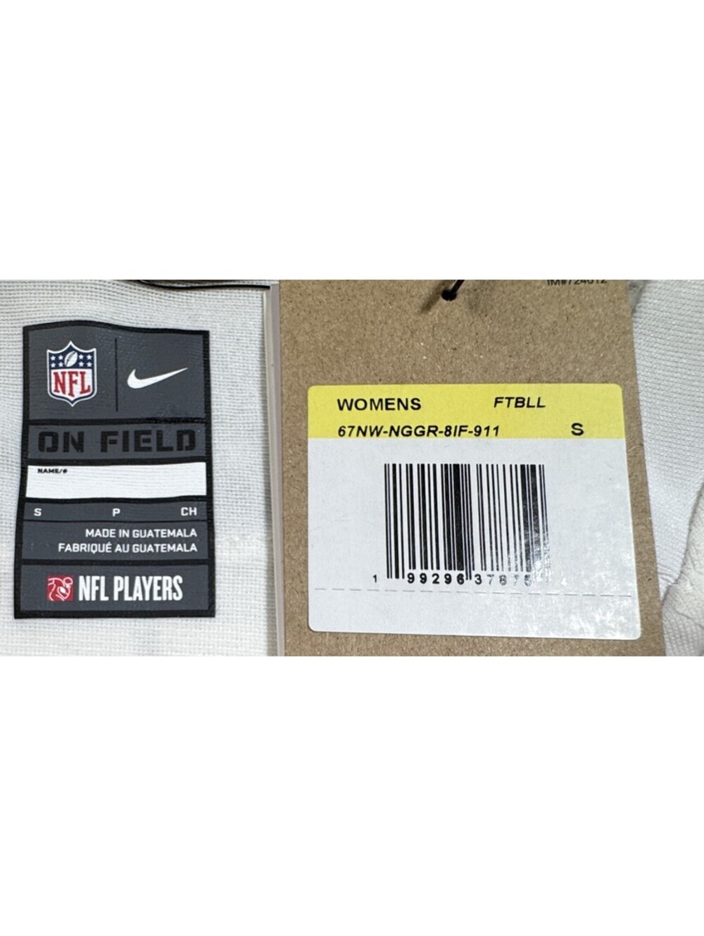 Nike Cam Skattebo New York Giants On Field Jersey White Womens Small NWT - Picture 8 of 9